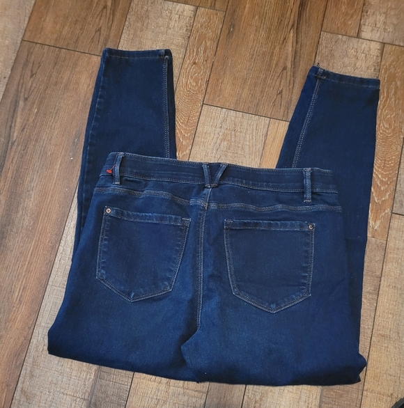 Curve Appeal Women's Dark Blue Jeans 10 / 30 - Picture 2 of 4